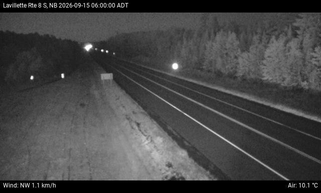 Web Cam image of Lavillette (NB Highway 8)
