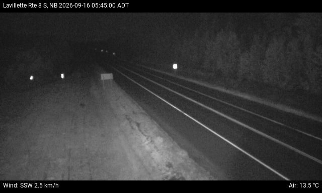 Web Cam image of Lavillette (NB Highway 8)