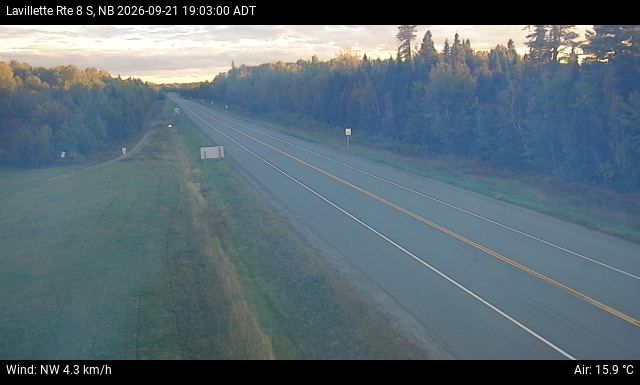 Web Cam image of Lavillette (NB Highway 8)