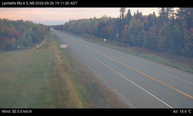 Web Cam image of Lavillette (NB Highway 8)