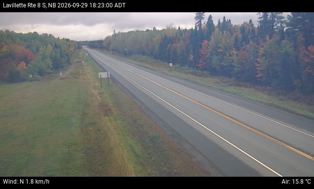 Web Cam image of Lavillette (NB Highway 8)