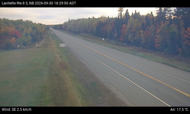 Web Cam image of Lavillette (NB Highway 8)