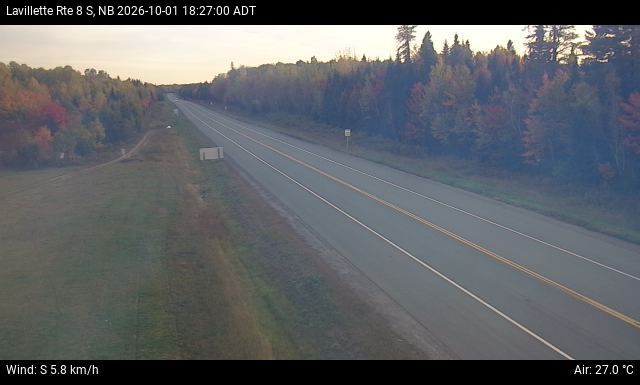 Web Cam image of Lavillette (NB Highway 8)