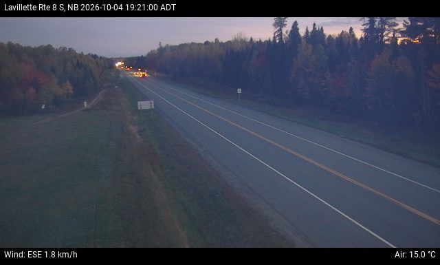 Web Cam image of Lavillette (NB Highway 8)