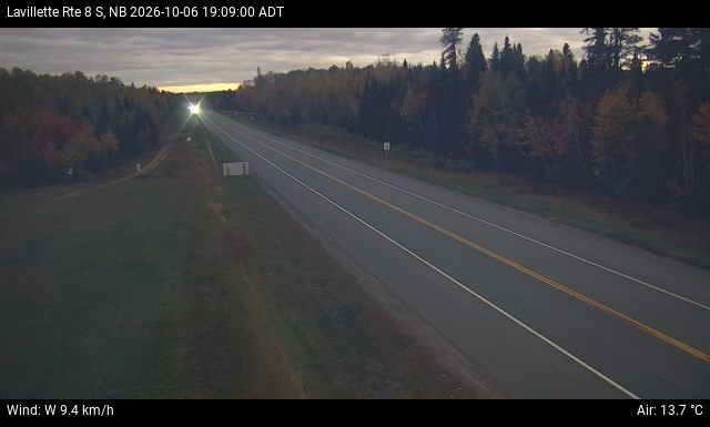 Web Cam image of Lavillette (NB Highway 8)