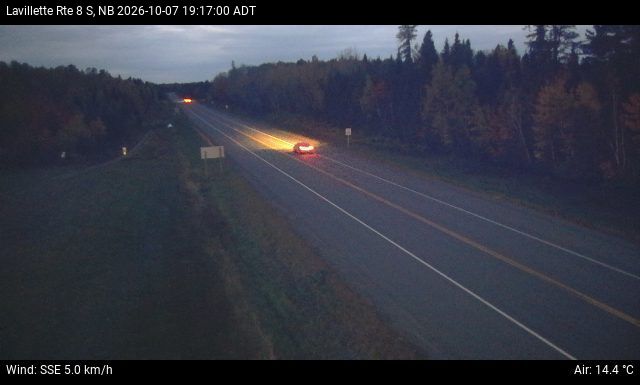 Web Cam image of Lavillette (NB Highway 8)