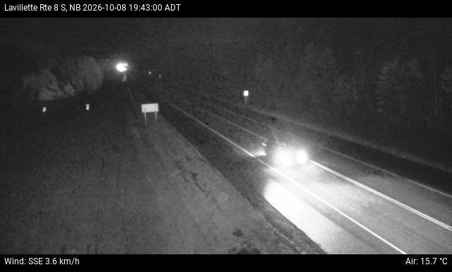 Web Cam image of Lavillette (NB Highway 8)
