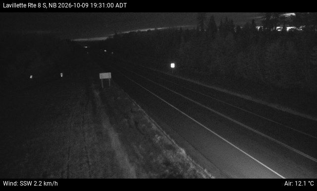Web Cam image of Lavillette (NB Highway 8)