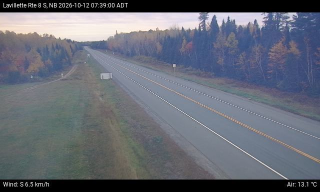Web Cam image of Lavillette (NB Highway 8)