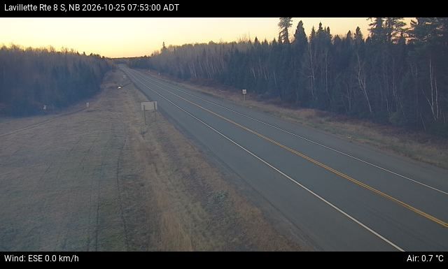 Web Cam image of Lavillette (NB Highway 8)
