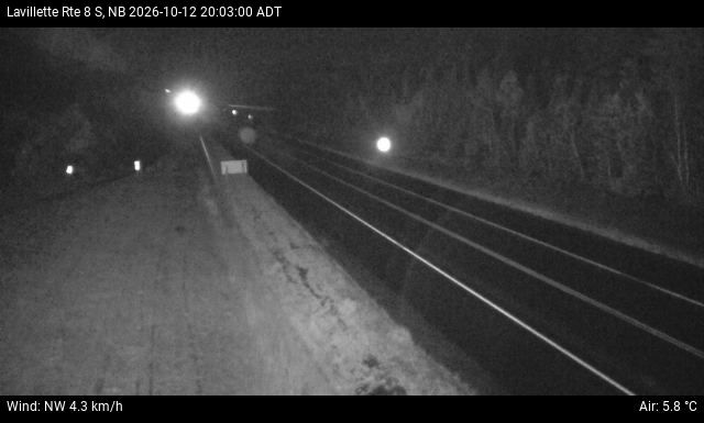 Web Cam image of Lavillette (NB Highway 8)