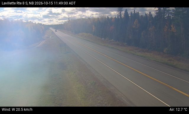 Web Cam image of Lavillette (NB Highway 8)