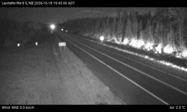Web Cam image of Lavillette (NB Highway 8)