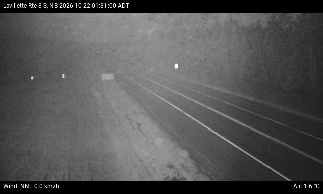 Web Cam image of Lavillette (NB Highway 8)
