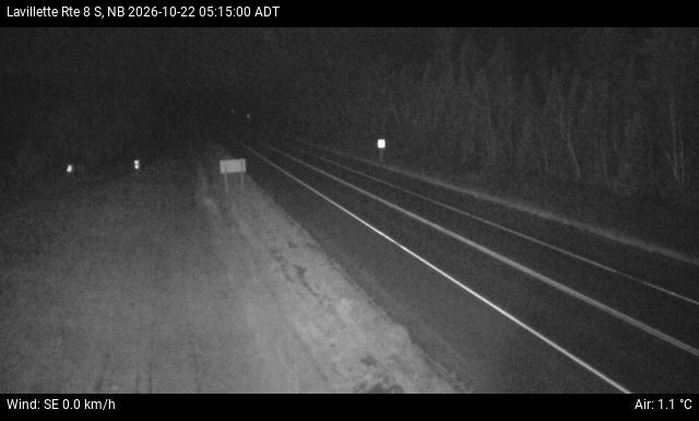 Web Cam image of Lavillette (NB Highway 8)
