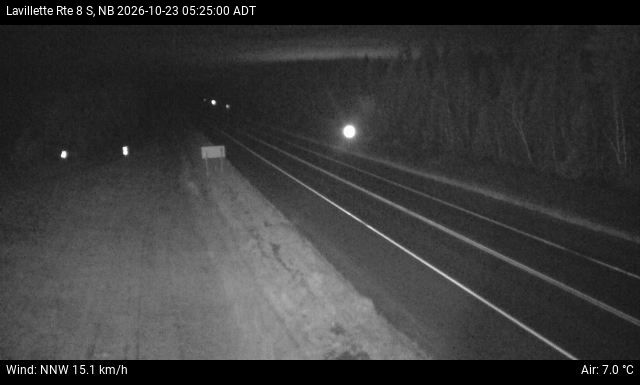Web Cam image of Lavillette (NB Highway 8)