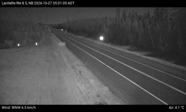 Web Cam image of Lavillette (NB Highway 8)