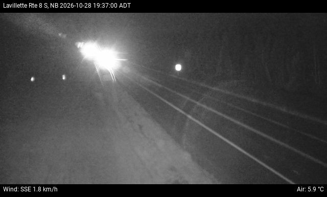 Web Cam image of Lavillette (NB Highway 8)