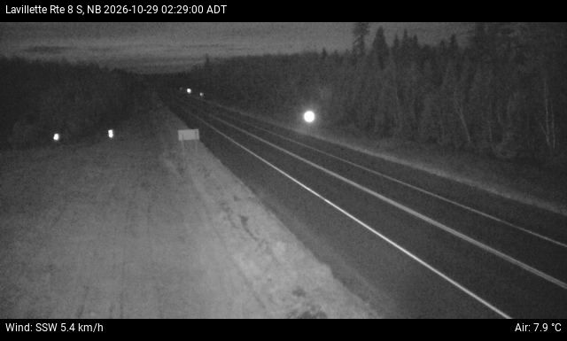 Web Cam image of Lavillette (NB Highway 8)