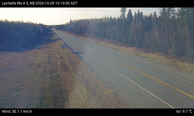 Web Cam image of Lavillette (NB Highway 8)