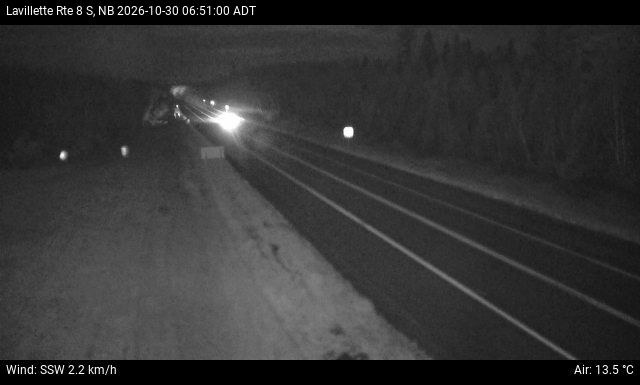 Web Cam image of Lavillette (NB Highway 8)